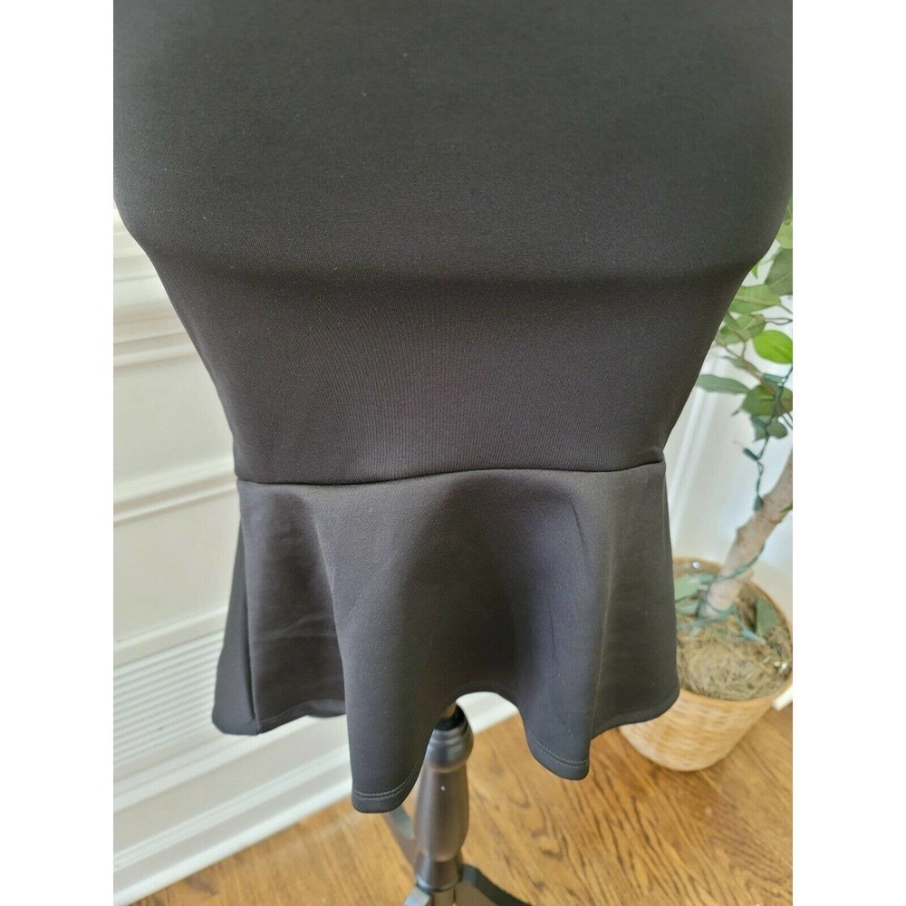 Iris Basic Women Solid Black Polyester Vneck Slee… - image 4